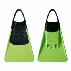 CUSTOM X FINS - BLACK/ LIME