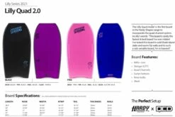 HARDY SHAPES BODYBOARDS Lilly Pollard Quad Concave NRG+ Core - 2021 Model 5 HARDY SHAPES BODYBOARDS Lilly Pollard Quad Concave NRG+ Core - 2021 Model -surf shop 638198 1