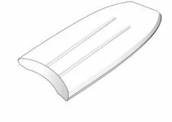 STEALTH BODYBOARDS Bullet "Block" Polypro Core - 2021/22 Model -surf shop 638875 3