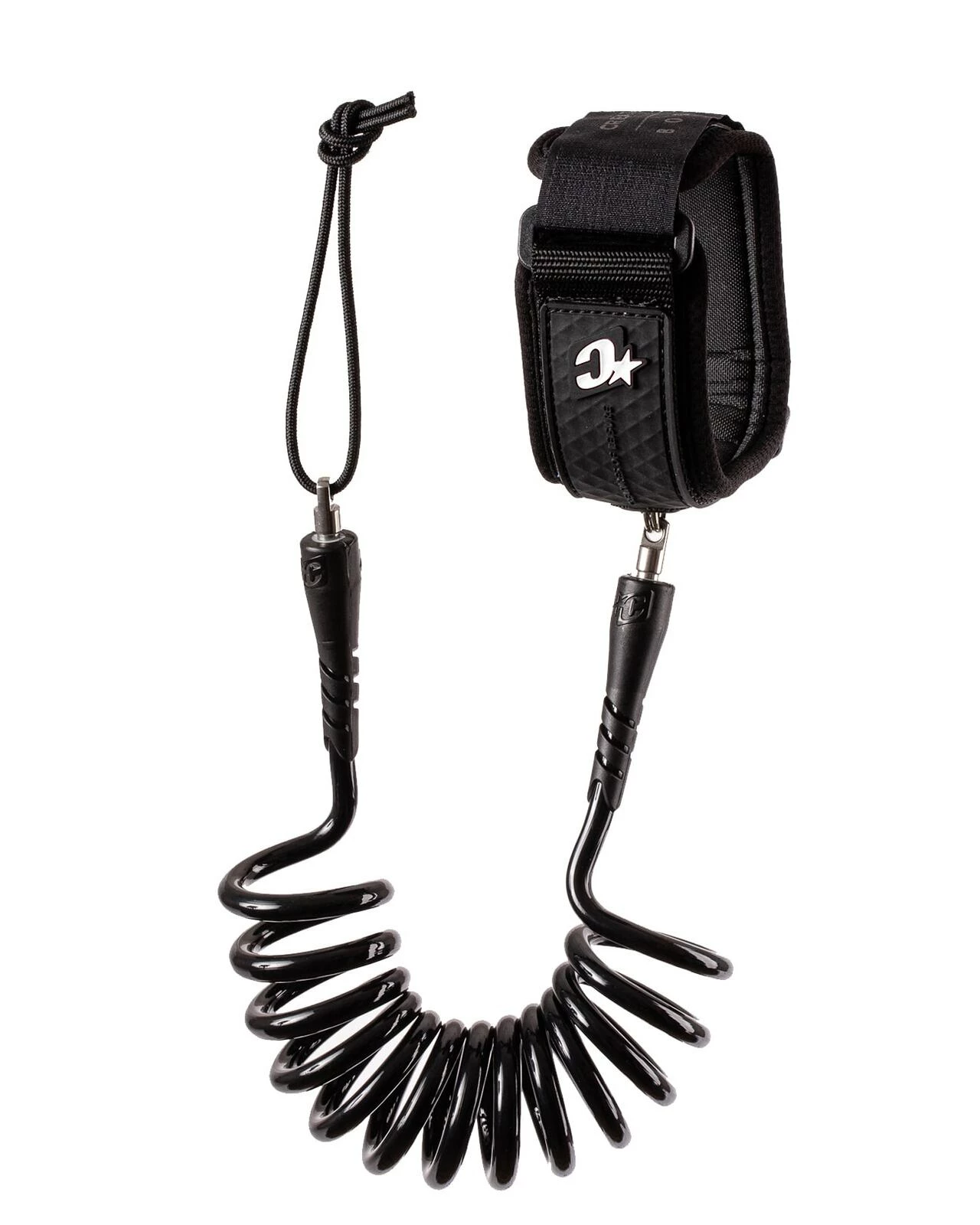CREATURES OF LEISURE Reliance Reef Bicep Leash - Black Coil/ Black Cuff 1 CREATURES OF LEISURE Reliance Reef Bicep Leash - Black Coil/ Black Cuff
