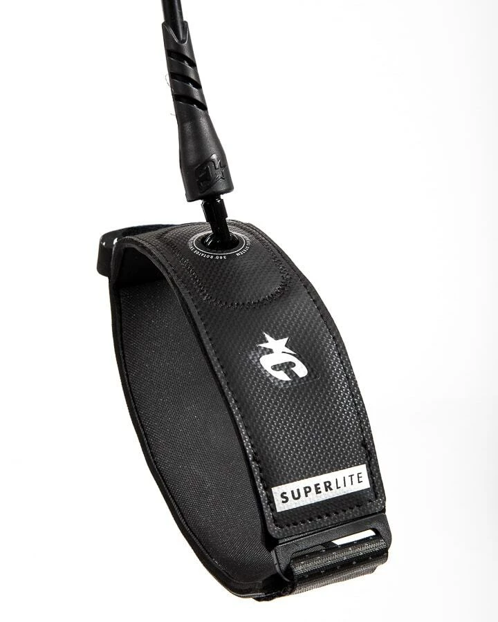 CREATURES OF LEISURE Superlite Bicep Leash - Black Coil/ Black Cuff 2 CREATURES OF LEISURE Superlite Bicep Leash - Black Coil/ Black Cuff - Image 2