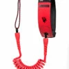 CREATURES OF LEISURE Superlite Bicep Leash - Red Coil/ Red Cuff