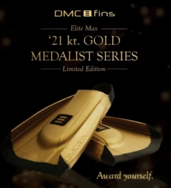 DMC Elite Max Fin - 21kt GOLD Medalist -surf shop 640417