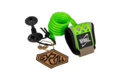GYROLL Wrist Leash - Lime Green Coil / Cuff