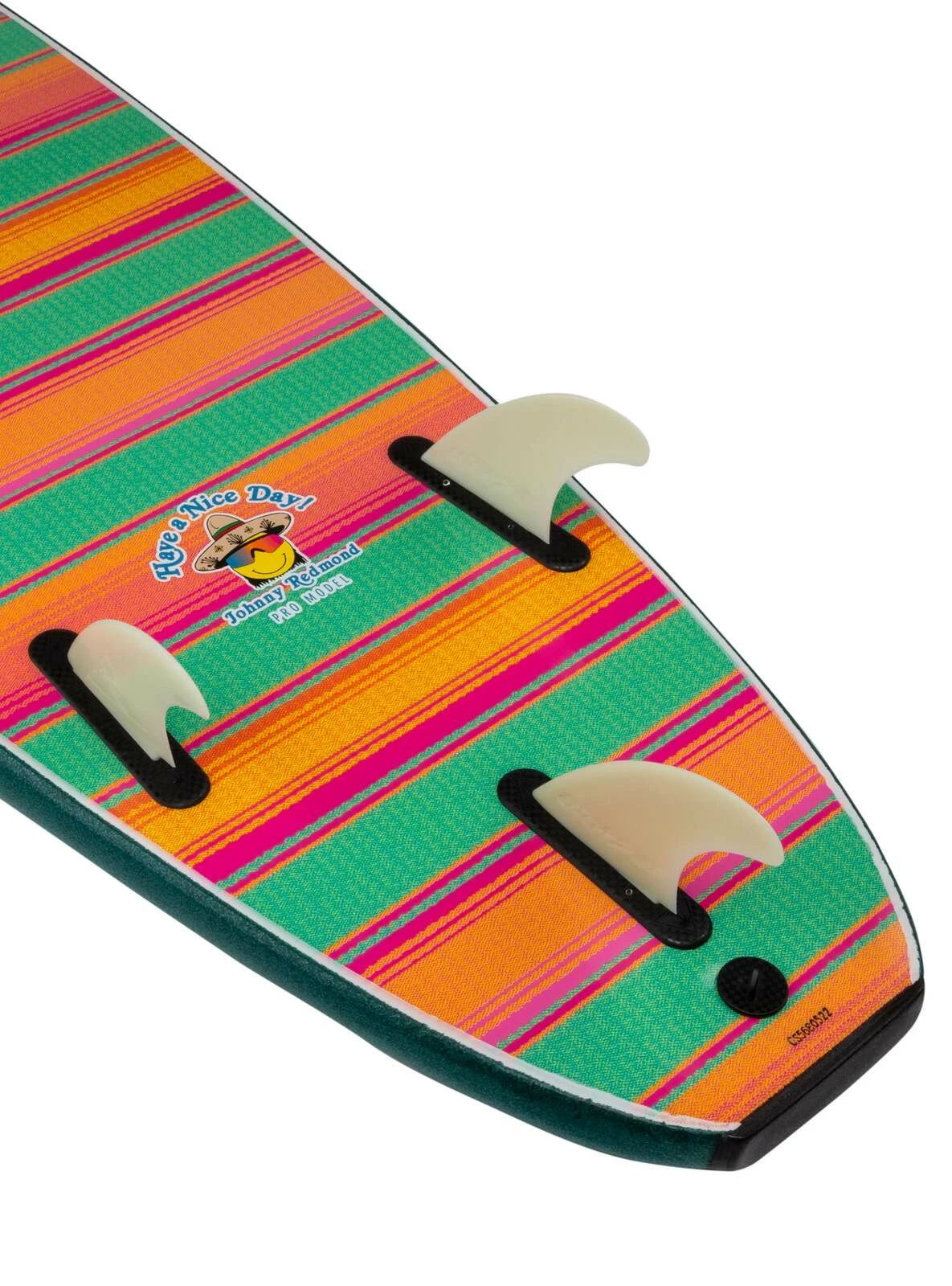 CATCH SURF Odysea - Log 6'0 PRO Tri Fin Johnny Redmond 2022/23 Model - Verde Green Deck 2 CATCH SURF Odysea - Log 6'0 PRO Tri Fin Johnny Redmond 2022/23 Model - Verde Green Deck - Image 2