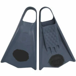 Mike Stewart Viper Bodyboard Fins - Charcoal/ Black - Standard Flex