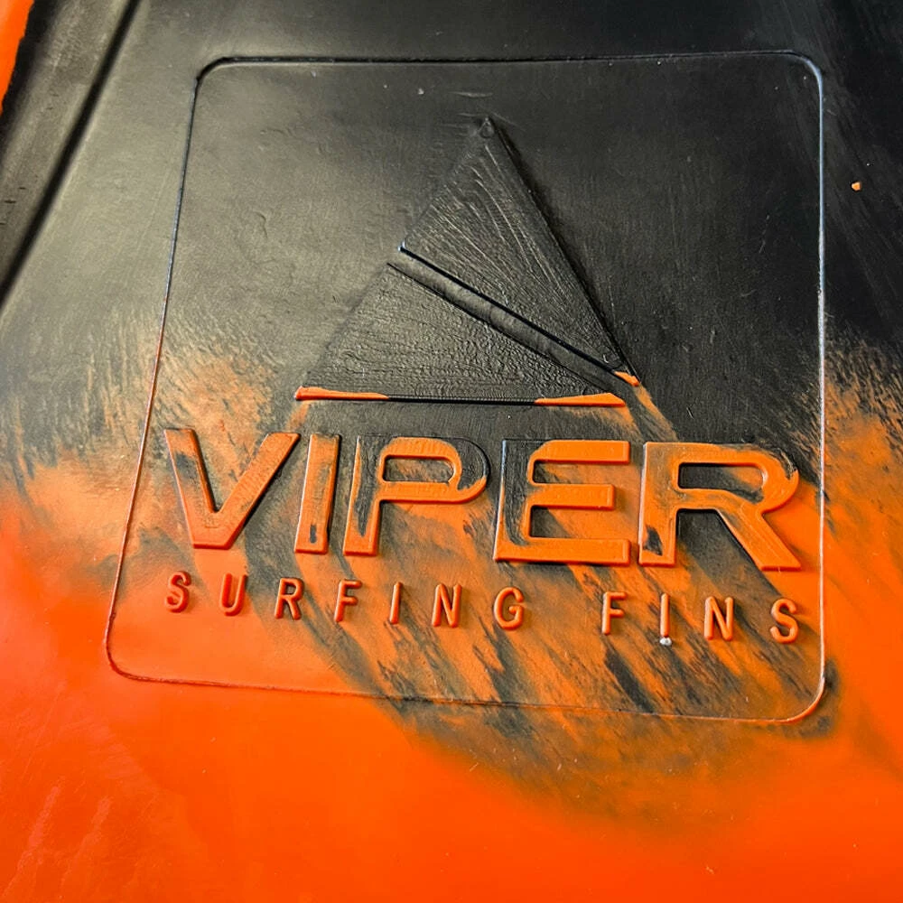 Viper Delta Icon Super Soft Bodyboard Fins - Black// Orange 3 Viper Delta Icon Super Soft Bodyboard Fins - Black// Orange - Image 3