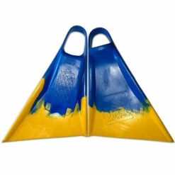 Viper Delta Icon Super Soft Bodyboard Fins - Blue// Yellow