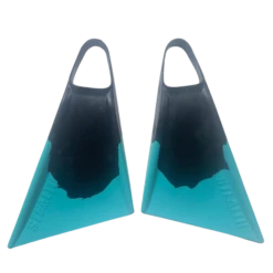 STEALTH S2 FINS - Super Soft Flex Black //Teal