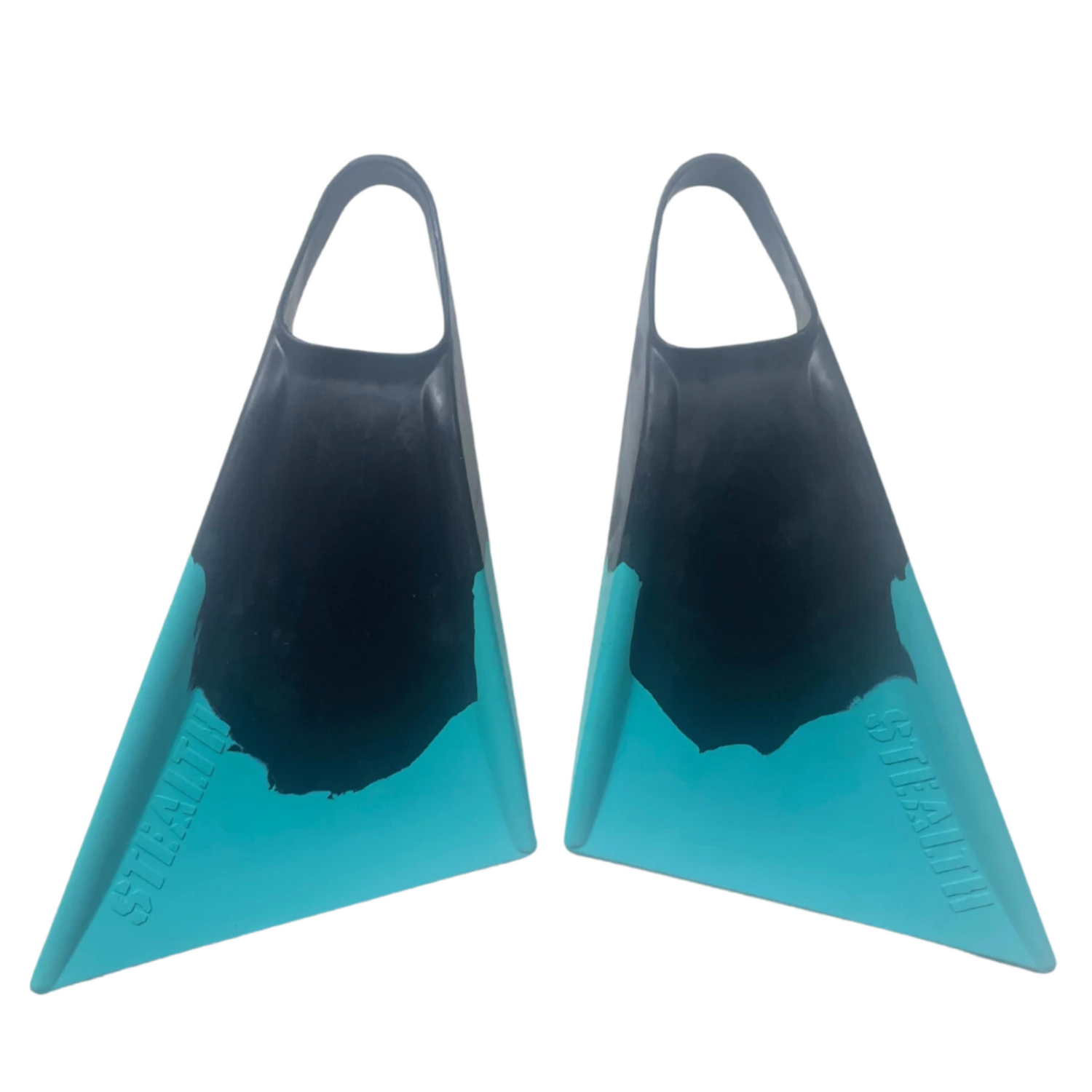 STEALTH S2 FINS - Super Soft Flex Black //Teal 1 STEALTH S2 FINS - Super Soft Flex Black //Teal