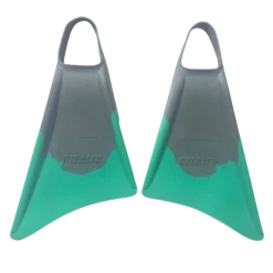 STEALTH S1 Classic Super Soft Fins - Grey/ Green