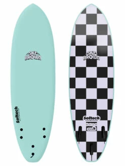 SOFTECH SOFT SURFBOARD Sky Brown Shortboard Thruster - 6'0
