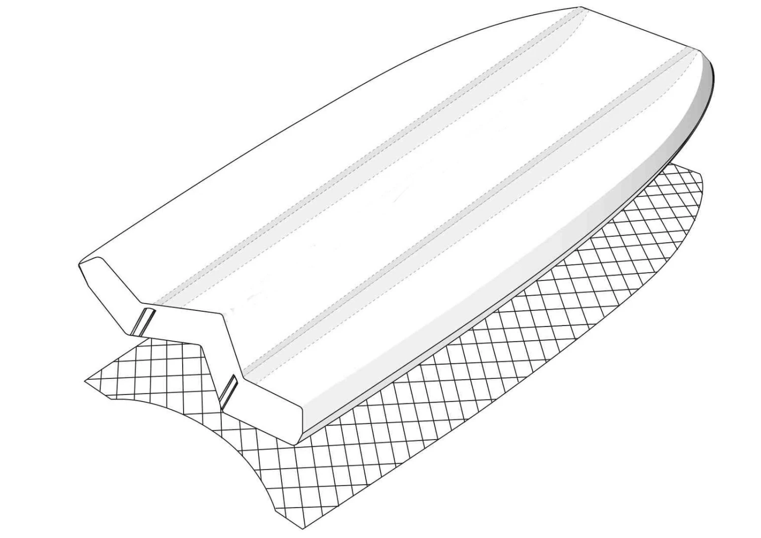 VS BODYBOARDS Dave Winchester Alpha Flex Quad Concave PFS-T Polypro Core Wi-Fly 2.0 - 2023/24 Model 6 VS BODYBOARDS Dave Winchester Alpha Flex Quad Concave PFS-T Polypro Core Wi-Fly 2.0 - 2023/24 Model - Image 6