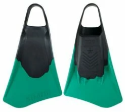 STEALTH S4 FINS - Black / Emerald Green