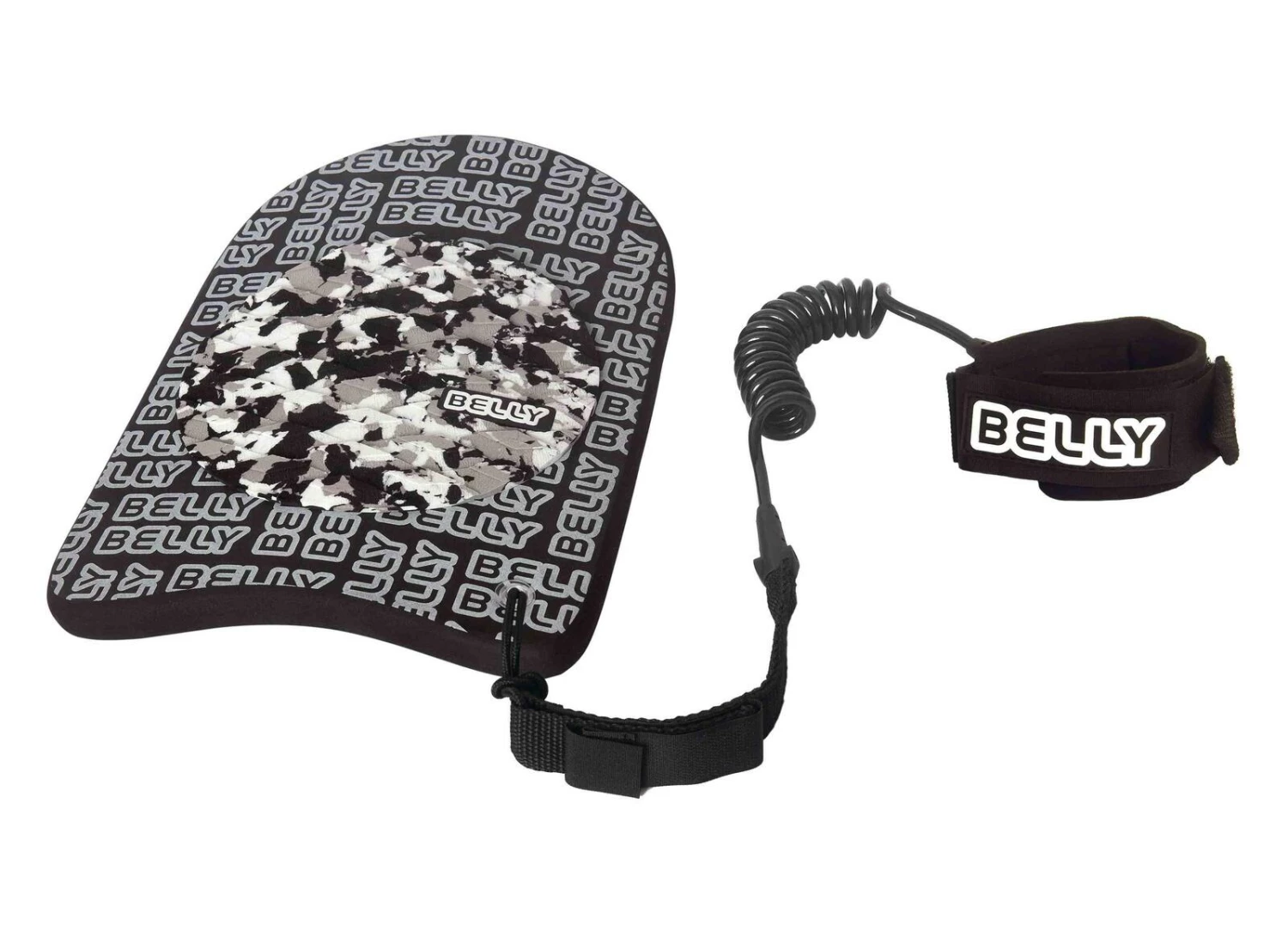 Belly Surf Beachie Handplane - Black/ White 3 Belly Surf Beachie Handplane - Black/ White - Image 3