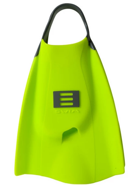 DMC Elite Fins - Flouro/ Charcoal Strap 1 DMC Elite Fins - Flouro/ Charcoal Strap