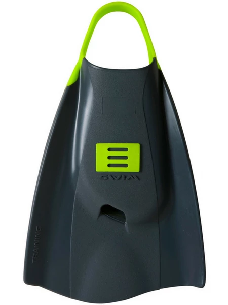 DMC Elite Fins - Charcoal/ Flouro Strap 1 DMC Elite Fins - Charcoal/ Flouro Strap