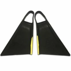 Viper Delta 2.0 Bodyboard Fins - Black//Yellow -surf shop 9284147 2