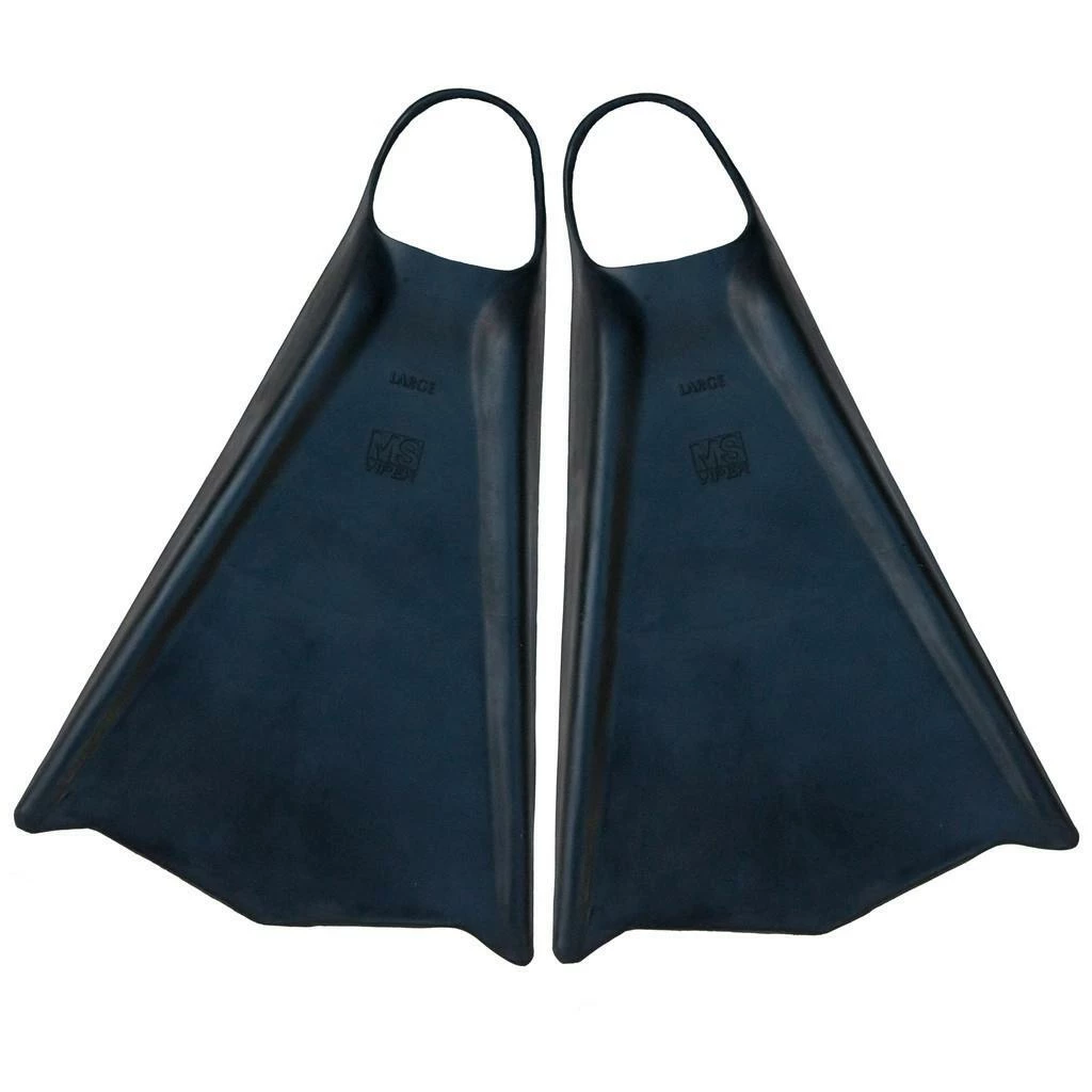 Mike Stewart Viper Bodyboard Fins - Black/ Orange Dot - Soft Flex 3 Mike Stewart Viper Bodyboard Fins - Black/ Orange Dot - Soft Flex - Image 3