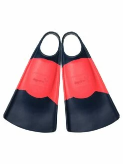 Hydro Originalz O.G. Bodyboard Fin - Navy/ Coral