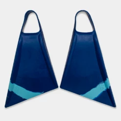STEALTH S2 Pinnacle FINS - Navy Blue/ Ice Blue Stripe