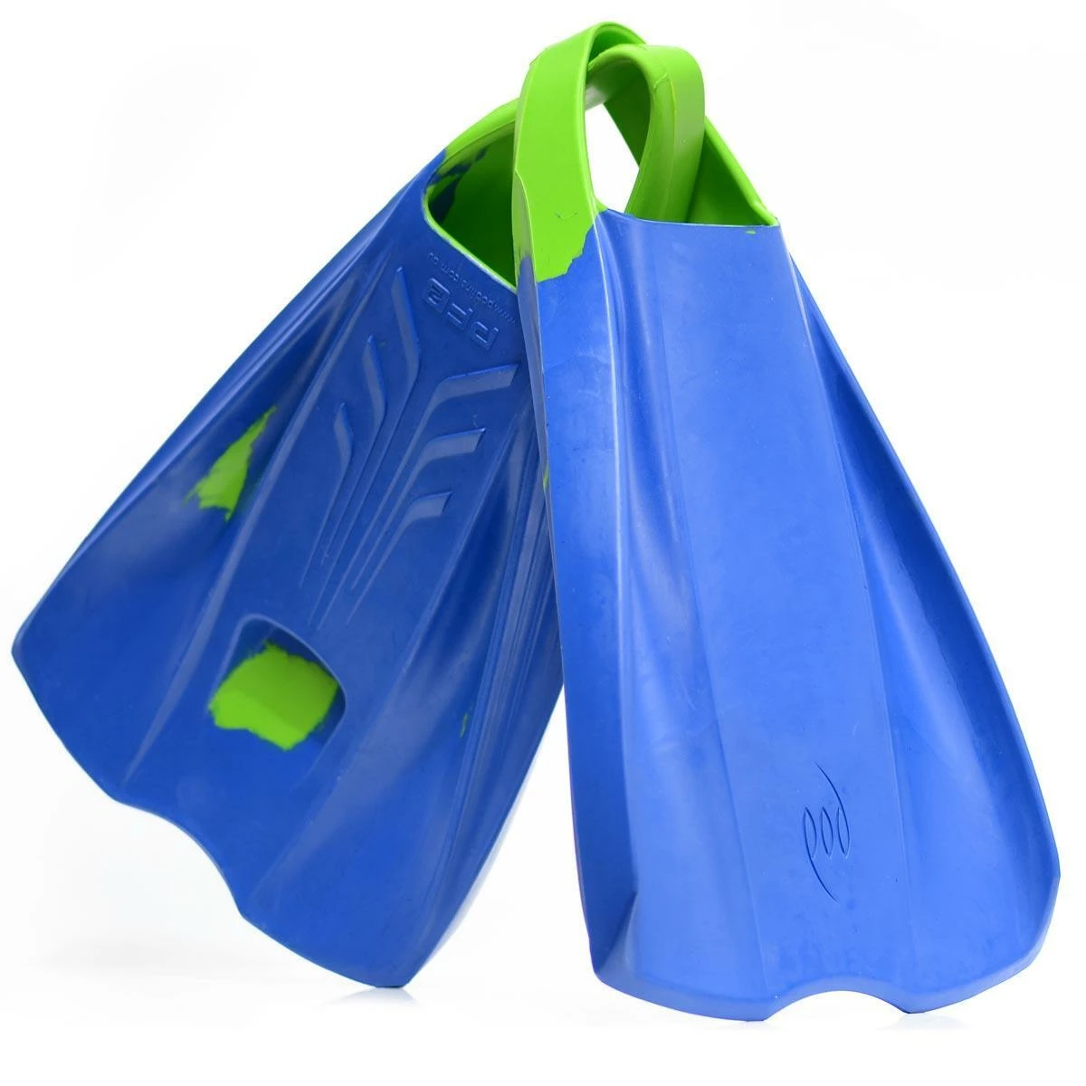 POD Fins PF2 - Blue/ Lime 1 POD Fins PF2 - Blue/ Lime