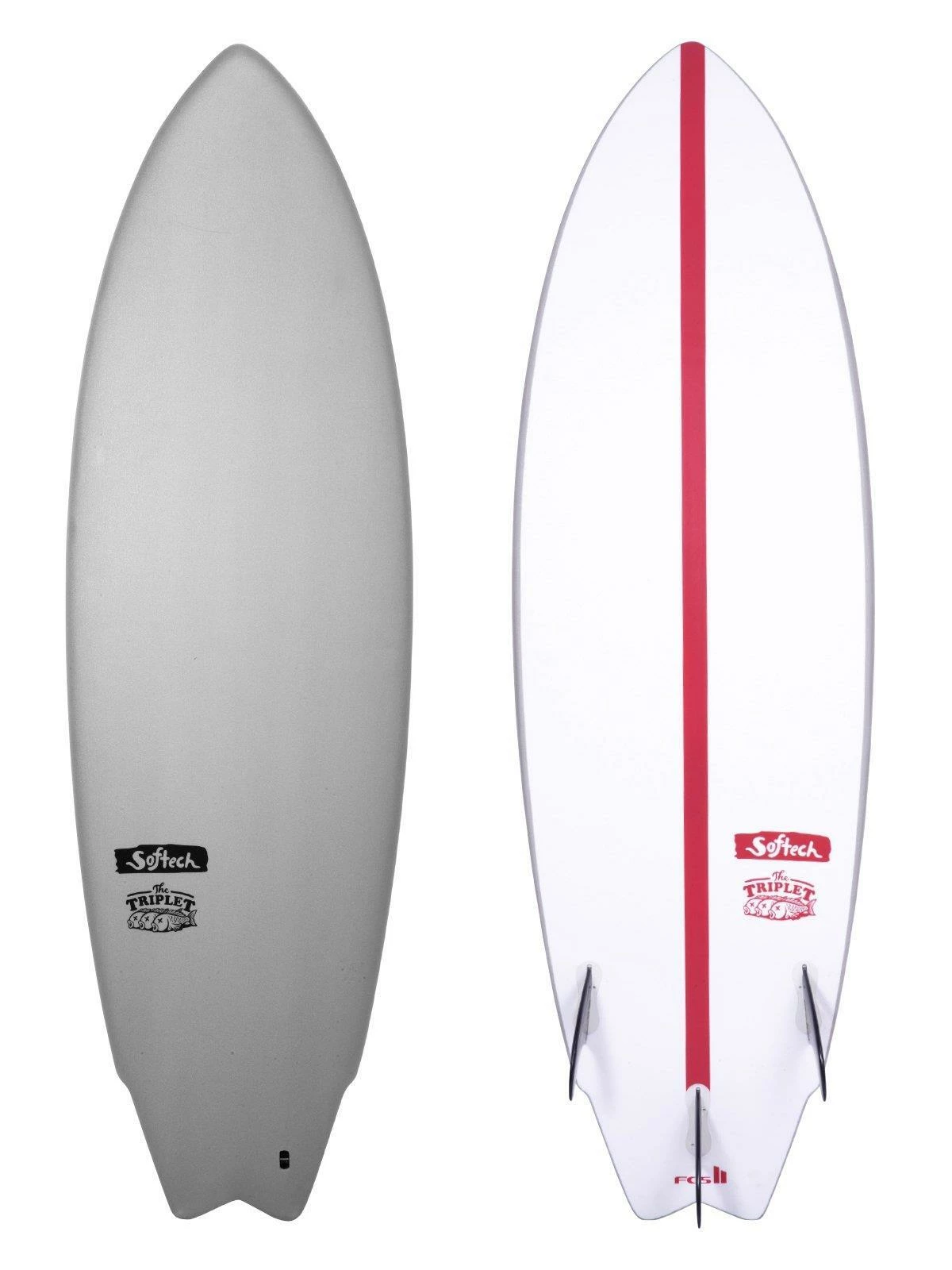 SOFTECH SOFT SURFBOARD Triplet Epoxy Thruster - 5'8 1 SOFTECH SOFT SURFBOARD Triplet Epoxy Thruster - 5'8