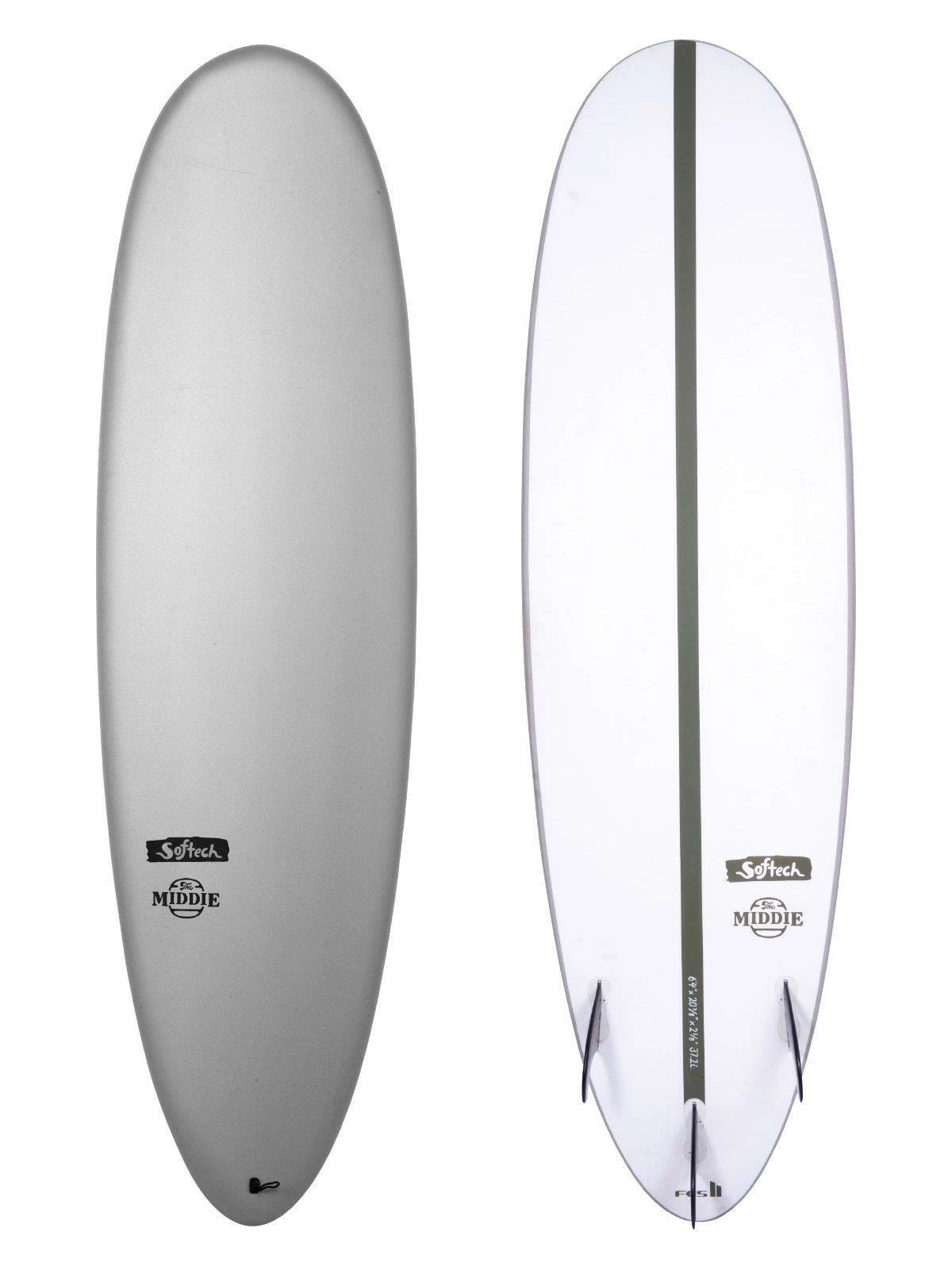 SOFTECH SOFT SURFBOARD Middie Epoxy Thruster - 6'10 3 SOFTECH SOFT SURFBOARD Middie Epoxy Thruster - 6'10 - Image 3